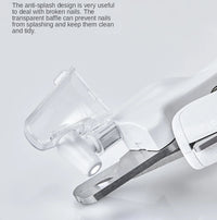 HKM-0312893 LED Pet Nail Clipper with Hidden File - Stainless Steel Blade and Transparent Baffle Design