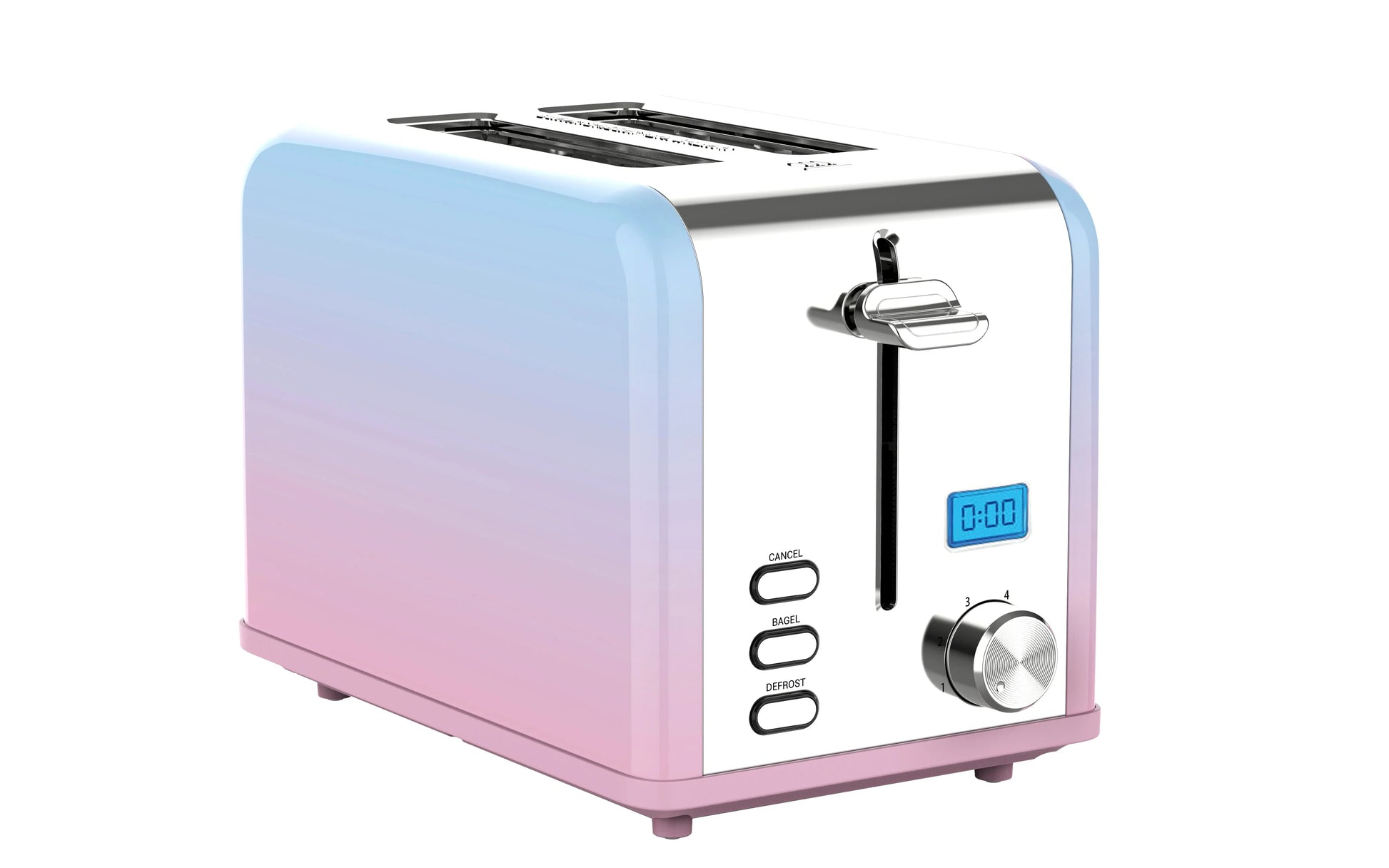 HKM-031315 Digital 2 Slice Touch Screen Bread Toaster in Modern Design