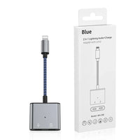 HKM-031315 Stereo Sound Card Live Streaming Adapter for Apple and Android, 2-in-1 Type-C Broadcast Converter