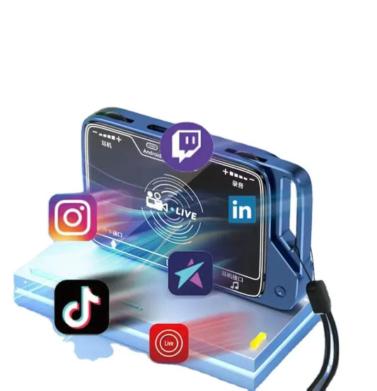 HKM-031315 Stereo Sound Card Live Streaming Adapter for Apple and Android, 2-in-1 Type-C Broadcast Converter