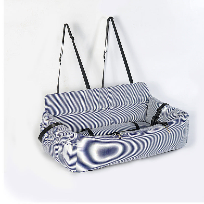 HKM-0313661 Removable Pet Dog Travel Car Safety Nest - Canvas, Fashionable Design, Multiple Colors Available