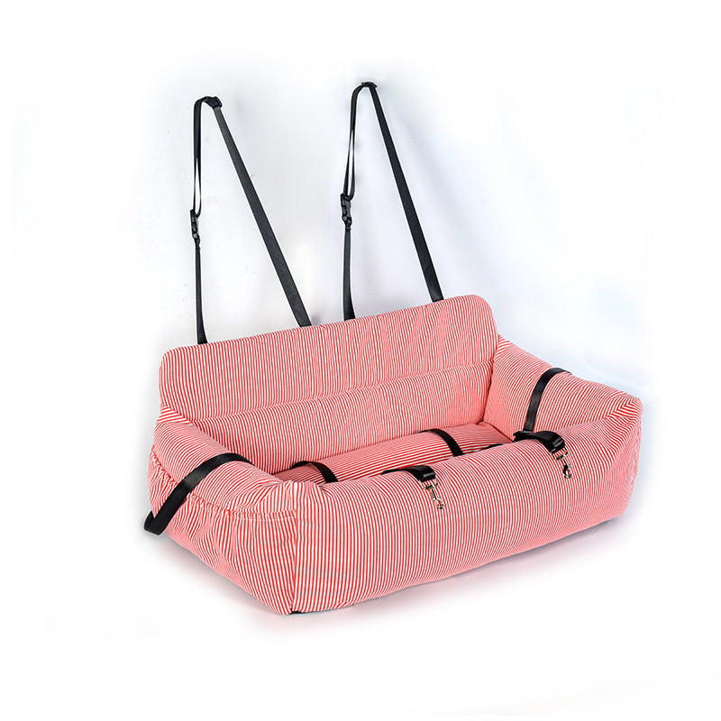 HKM-0313661 Removable Pet Dog Travel Car Safety Nest - Canvas, Fashionable Design, Multiple Colors Available