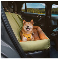 HKM-0316221 Detachable and Washable Minimalist Pet Mat for Single and Full Car Seats - Available in Green, Gray, Blue