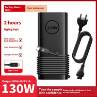 HKM-031635 130W Type-C Laptop Charger Power Adapter 20V 6.5A Fast Charging, Compact Design