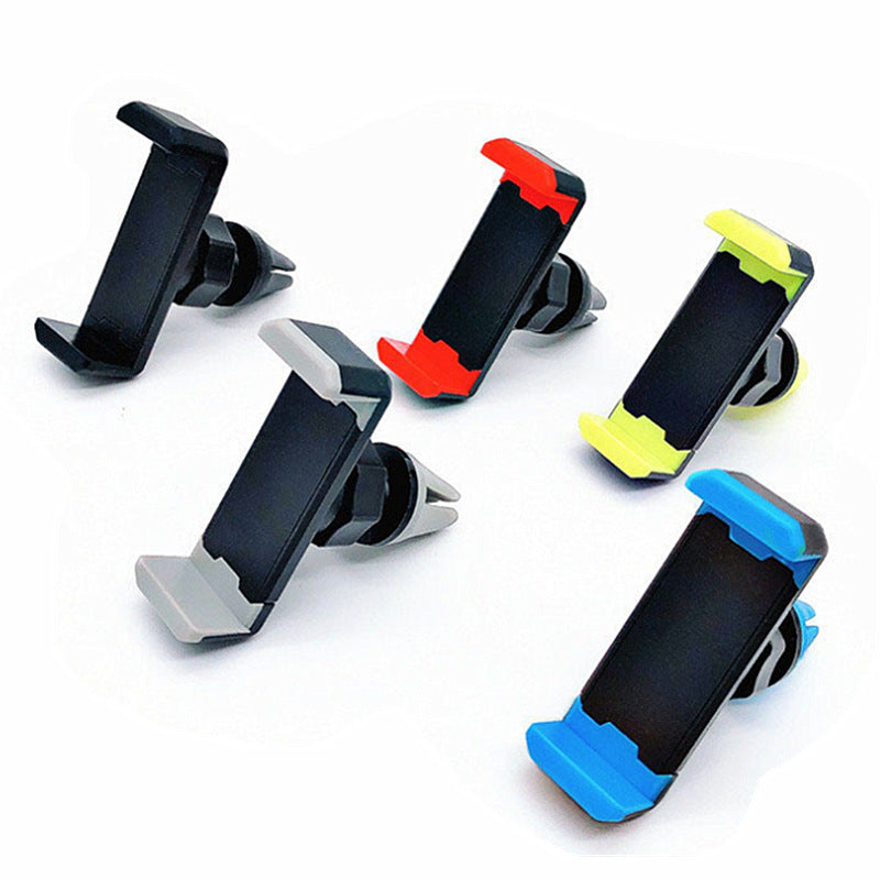 HKM-031635 Creative Mini Mobile Phone Holder for Car Air Outlet - Snap-in Design, Available in Multiple Colors