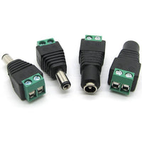 HKM-031763 12V Solderless DC Male & Female Connectors for Security and Monitoring Applications