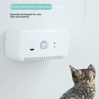 HKM-0318013 Plastic Pet Deodorizer and Air Purifier for Odor Removal, Elegant White Design, Compact Size