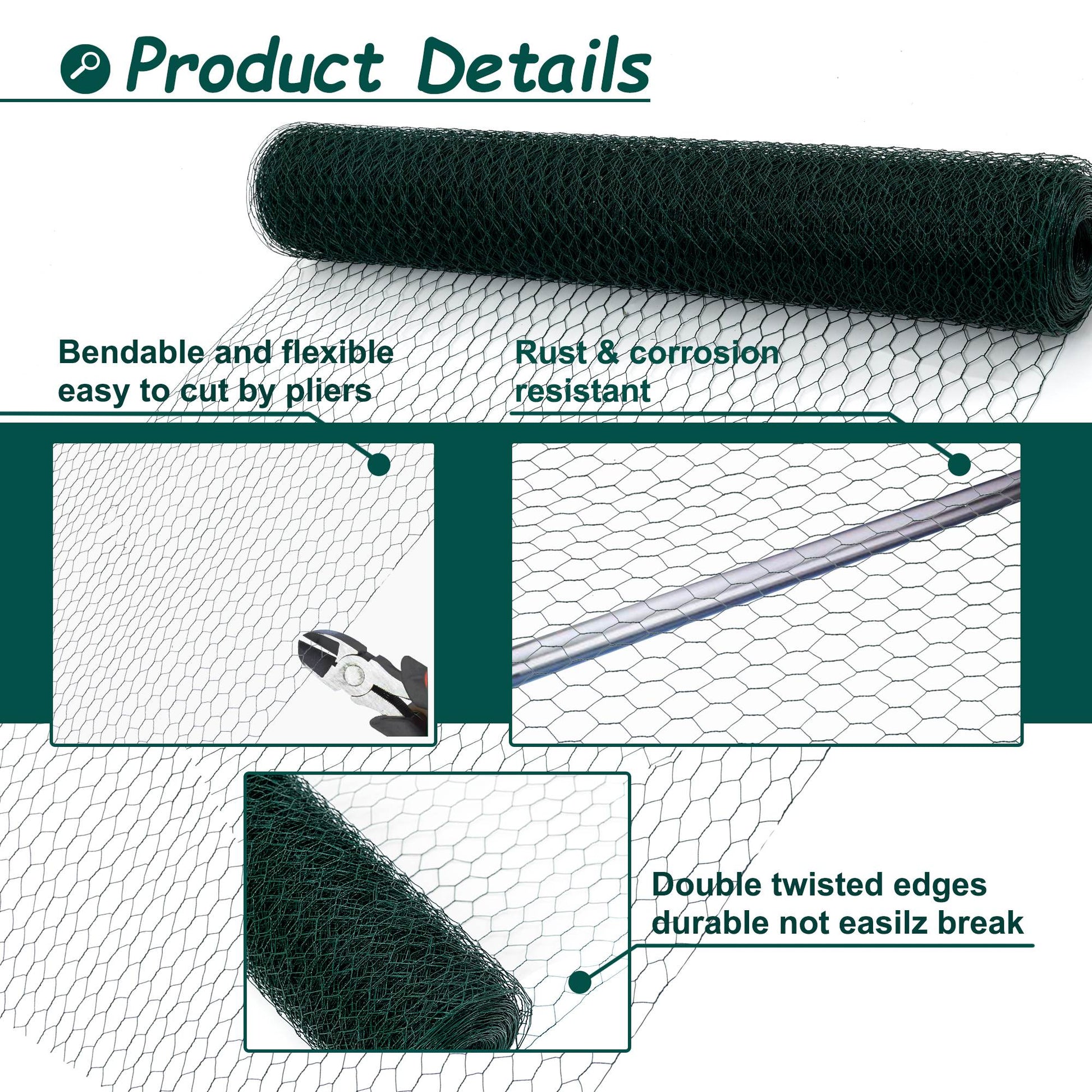 HKM-0318781 Heavy Zinc Coated Field Wire Fencing for Livestock Protection and Garden Use