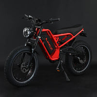 HKM-031891 AEKZ 52V 1500W Electric Beach Pedal Bicycle with 25Ah Lithium Battery, 7-Speed Gear, 20inch Aluminum Alloy Frame
