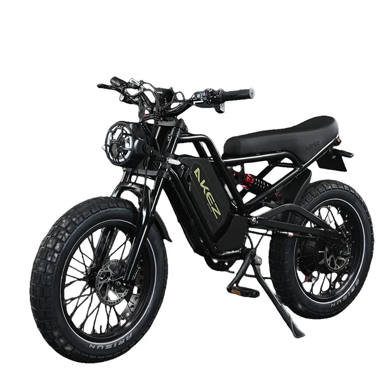 HKM-031891 AEKZ 52V 1500W Electric Beach Pedal Bicycle with 25Ah Lithium Battery, 7-Speed Gear, 20inch Aluminum Alloy Frame