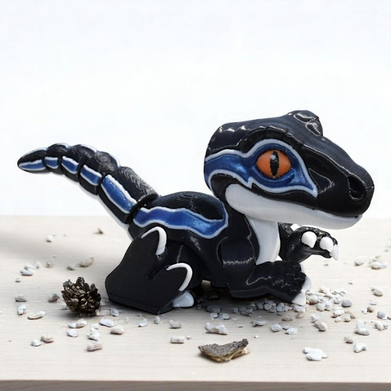 HKM-031891 Velociraptor Dinosaur Model with Exquisite Details and Lifelike Texture for Home Decor
