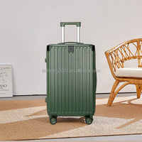 HKM-031955 Durable 4-Wheel Soft Shell Luggage Travel Set Trolley Suitcase with Wheels