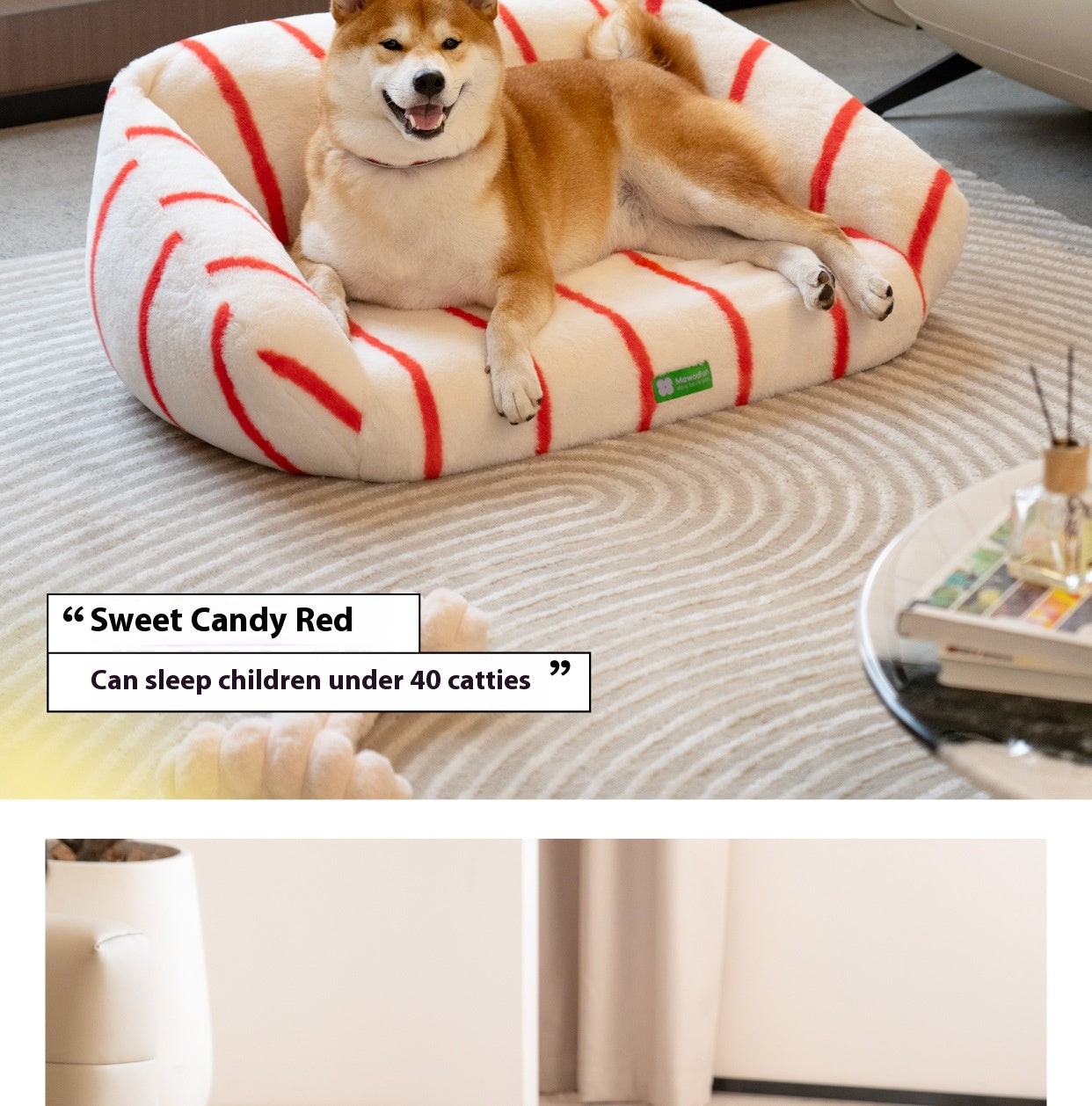 HKM-0321213 Cozy Removable and Washable Cat and Dog Sofa Nest Bed with Memory Foam and Moisture-Proof Base