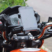 HKM-032275 Universal Bicycle Phone Mount Bracket - Durable ABS Silicone Car Mount for Mobile Devices