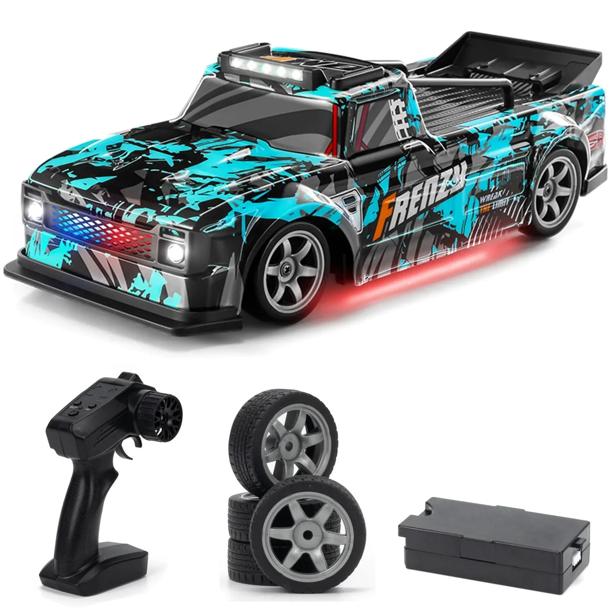 HKM-032531 1:16 Scale Remote Control Drift Car - Electric 4x4 RC Racing Car for Kids and Beginners