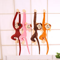 HKM-032595 Long Arm Plush Monkey Toy for Home Decoration - Available in Pink, Wine Red, Dark Brown, Light Brown, 70cm & 90cm