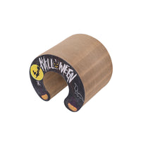HKM-0326205 Organ Cat Scratch Board Toy - Deep Wood Grain & Halloween Designs