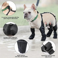 HKM-032723 Waterproof Adjustable Dog Shoes with Non-Slip Sole for Outdoor Protection and Comfort