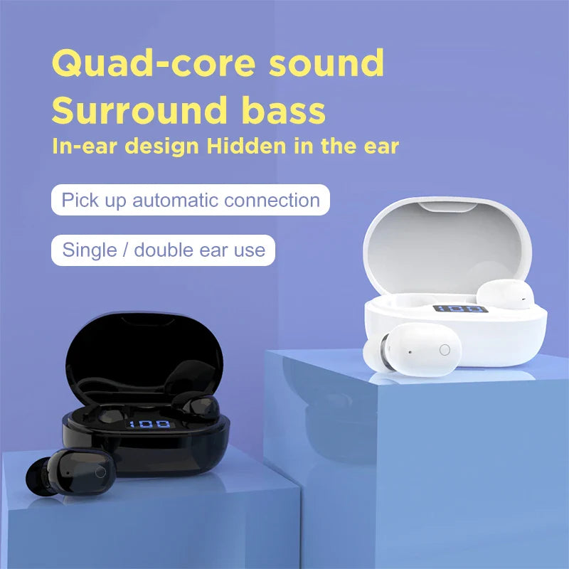 HKM-032723 Wireless Bluetooth 5.0 Earbuds with Microphone and Waterproof Design