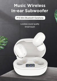 HKM-032723 Wireless Bluetooth 5.0 Earbuds with Microphone and Waterproof Design