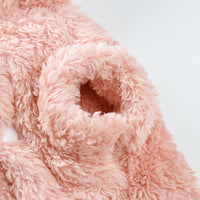 HKM-0327357 Cotton Cartoon Bear Ear Coat for Pets - Double-Sided Velvet Fabric