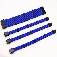 HKM-032787 ATX 24PIN & CPU/EPS 8PIN Power Extension Cable with GPU 8PIN Adapter, UL1007 18AWG, 800W Capacity