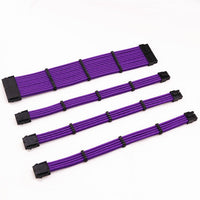 HKM-032787 ATX 24PIN & CPU/EPS 8PIN Power Extension Cable with GPU 8PIN Adapter, UL1007 18AWG, 800W Capacity