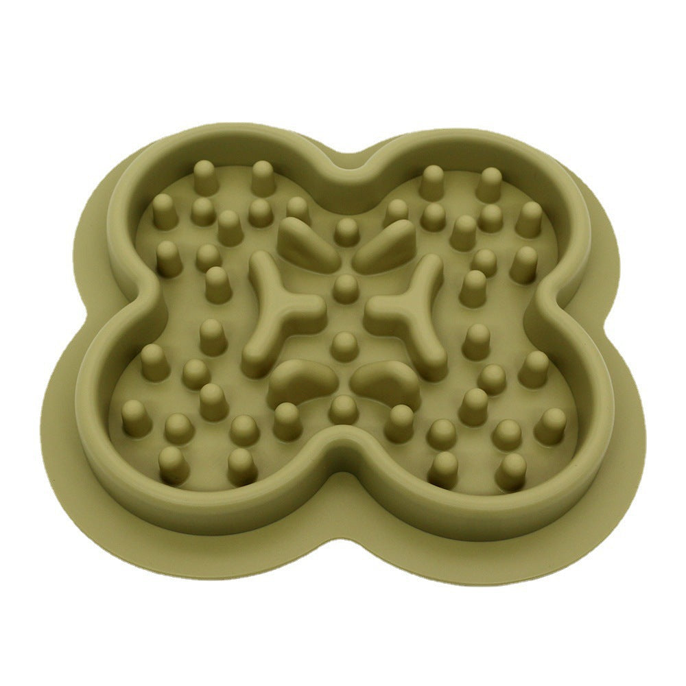 HKM-0328893 Silicone Slow-Feeding Bowl for Dogs and Cats ¨C Non-Slip Design in Multiple Colors and Shapes