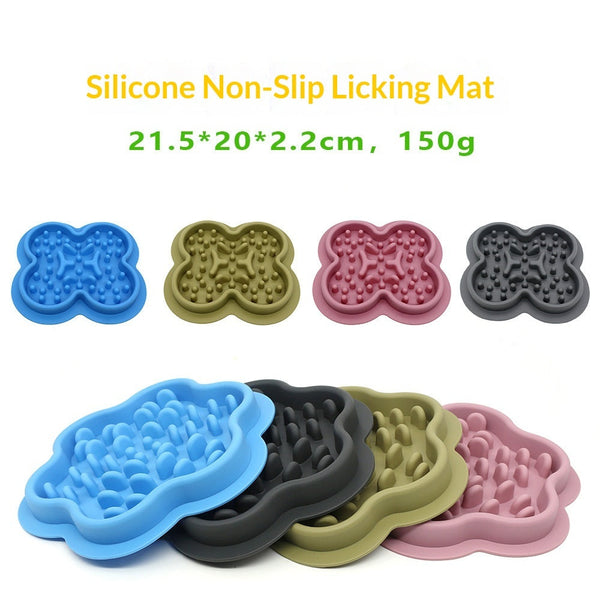 HKM-0328893 Silicone Slow-Feeding Bowl for Dogs and Cats ¨C Non-Slip Design in Multiple Colors and Shapes