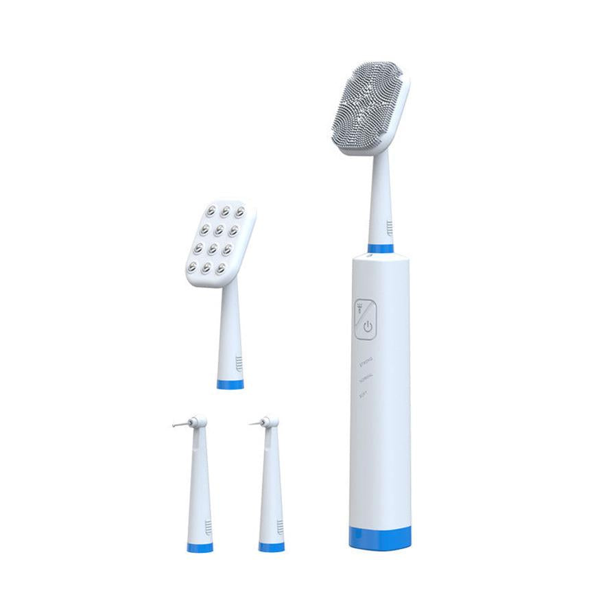 HKM-032979 Multi-purpose Facial Cleanser and Tooth Guard in White, Blue, and Black - Food Grade Quality
