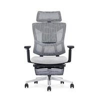 HKM-033171 Ergonomic Adjustable Office Chair with Mesh Back and Comfortable Foam Seat for Home and Conference Use
