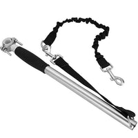 HKM-0332477 Stainless Steel Bicycle Leash for Walking Dogs, 46x2.2CM