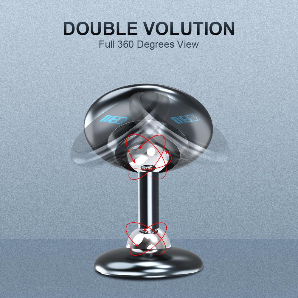 HKM-033427 Adjustable Mini Car Mobile Phone Holder with Strong Magnetic Base