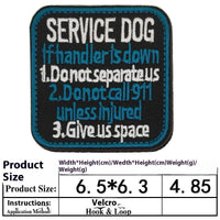 HKM-0334525 Embroidered Velcro Patch for Pet Accessories - Customizable Decorative Sticker