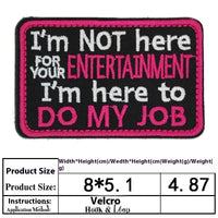 HKM-0334525 Embroidered Velcro Patch for Pet Accessories - Customizable Decorative Sticker