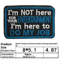 HKM-0334525 Embroidered Velcro Patch for Pet Accessories - Customizable Decorative Sticker
