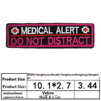 HKM-0334525 Embroidered Velcro Patch for Pet Accessories - Customizable Decorative Sticker