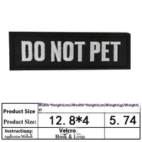 HKM-0334525 Embroidered Velcro Patch for Pet Accessories - Customizable Decorative Sticker