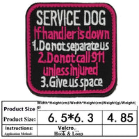 HKM-0334525 Embroidered Velcro Patch for Pet Accessories - Customizable Decorative Sticker
