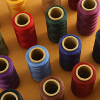 HKM-033555 150D Flat Wax Polyester Thread for Hand Stitching - 220m Roll
