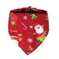 HKM-0336061 Christmas Triangle Scarf for Pets in Various Designs – Cotton Fabric, Small and Large Sizes
