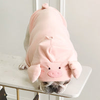 HKM-0336829 Cozy Mink Pig Sweater for Cats and Dogs - New Year's Creative Pet Apparel