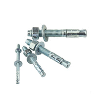 HKM-033747 Durable Carbon Steel Zinc Plated Wedge Anchor Bolt with Nut for Secure Fixing