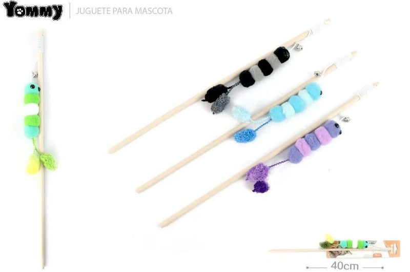 HKM-0339261 Interactive Cat Teaser Wand for Engaging Playtime