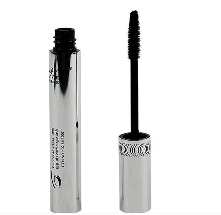 HKM-033939 Waterproof Long-Thick Black Mascara with Silicone Brush for Enhanced Eyelash Volume
