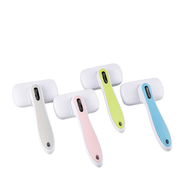 HKM-0340029 One Key Pet Hair Removal Comb with Steel Needles in Multiple Colors