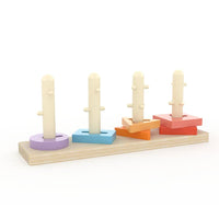 HKM-034003 Premium Wooden Montessori Educational Box Set for Kids 24 Months and Up
