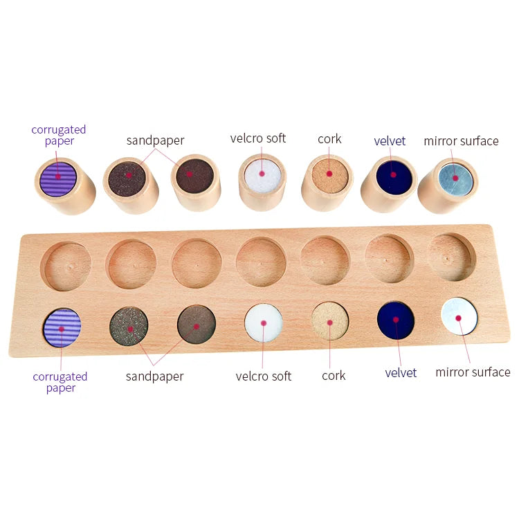 HKM-034003 Premium Wooden Montessori Educational Box Set for Kids 24 Months and Up