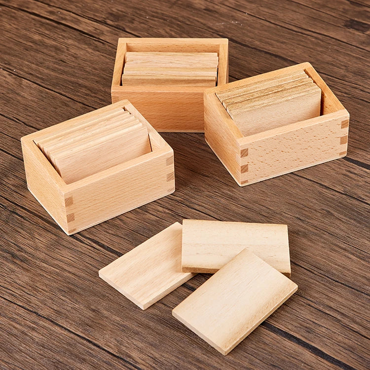 HKM-034003 Premium Wooden Montessori Educational Box Set for Kids 24 Months and Up