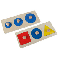 HKM-034003 Premium Wooden Montessori Educational Box Set for Kids 24 Months and Up